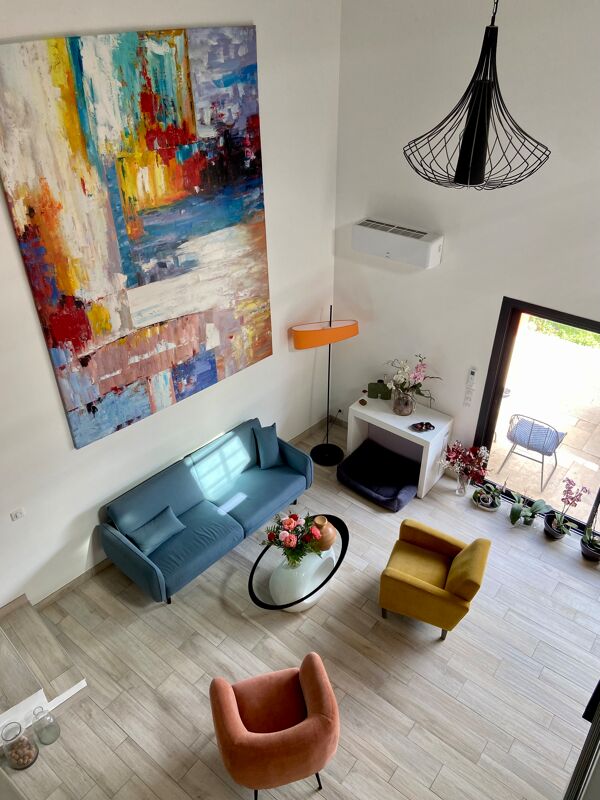 Living room Villa Cournonsec