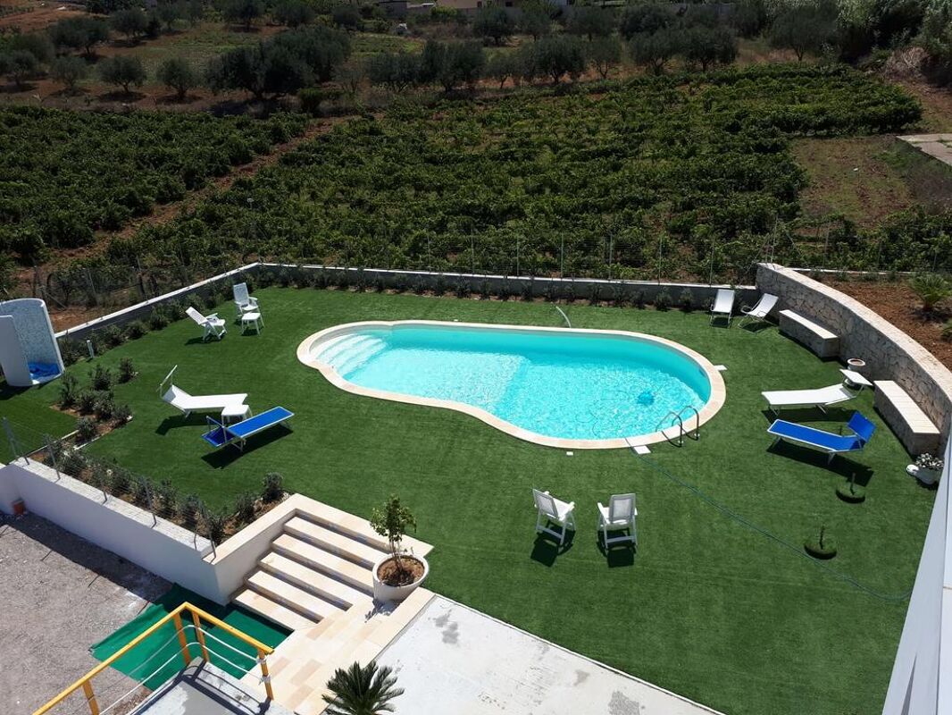Swimming pool view Villa Alcamo