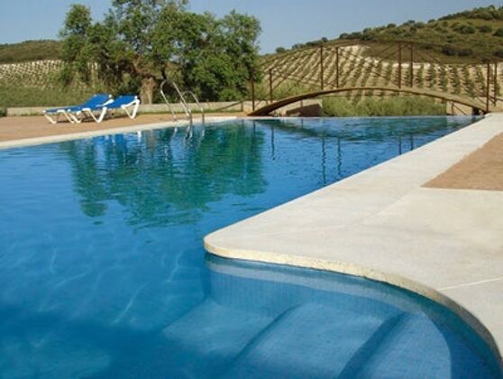 Big house for 9 ppl. with shared pool and terrace at Estepa