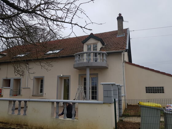 Amazing house for 12 ppl. with garden, terrace and balcony at Fénay