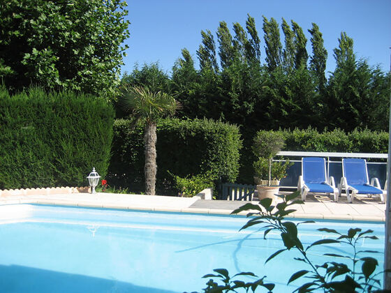 Villa pour 4 pers. avec piscine, jardin et terrasse à Villars
