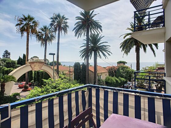 Wohnung für 4 Pers. mit Meerblick, Terrasse und Balkon in Cannes