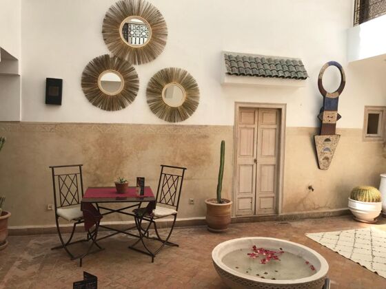 Casa para 10 pers. con piscina, spa, hammam y terraza en Marrakech